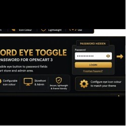 HJS Password Eye Toggle — OpenCart 3